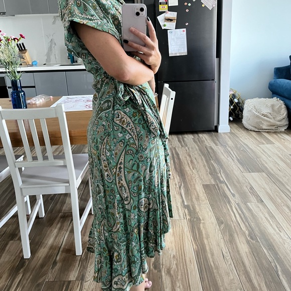 Boho midi wrap dress - Picture 2 of 4